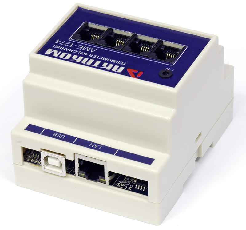 АМЕ-1274 Измеритель температуры сетевой многоканальный USB