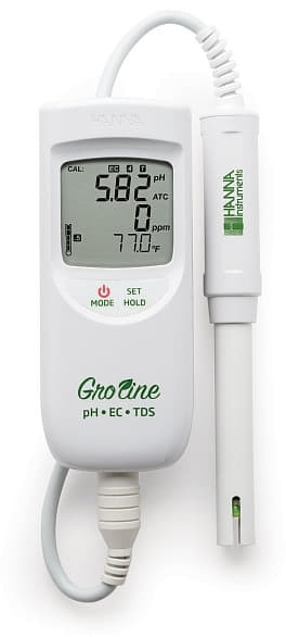 HI9814 Groline влагозащищенный pH/EC/TDS-тестер для гидропоники