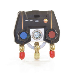 Testo 550i Комплект 1 с кейсом - Цифровой манометрический коллектор, управляемый через приложение, с беспроводными зондами-зажимами для труб (NTC)