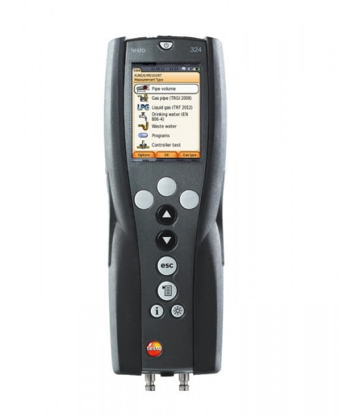 Testo 324 базовый комплект - система тестирования газовых и гидравлических трубопроводов
