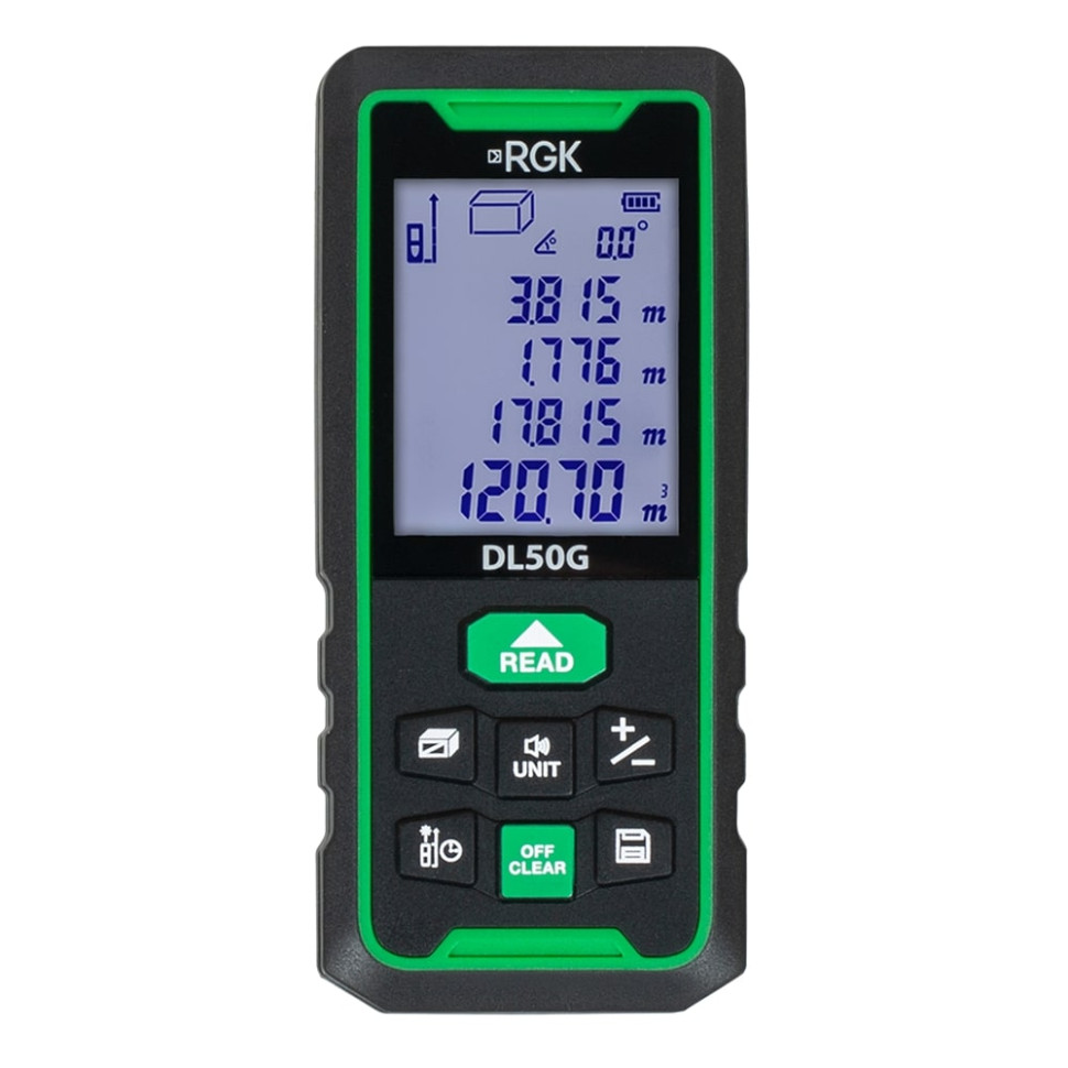 Лазерный дальномер RGK DL50G с зелёным лучом