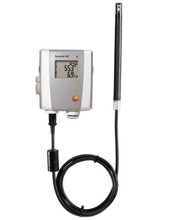 testo Saveris H4 E - 2-канальный Ethernet зонд температуры/влажности, с дисплеем