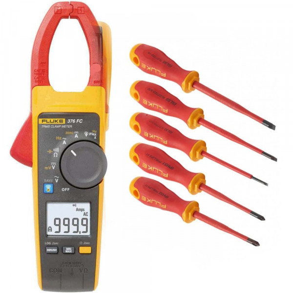 Fluke IB376M комплект - токоизмерительные клещи Fluke 376 FC с набором отвёрток