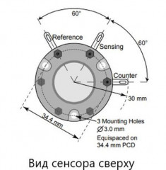 Сенсор электрохимический H2S/S-200 на сероводород (H2S, 0-200ppm)