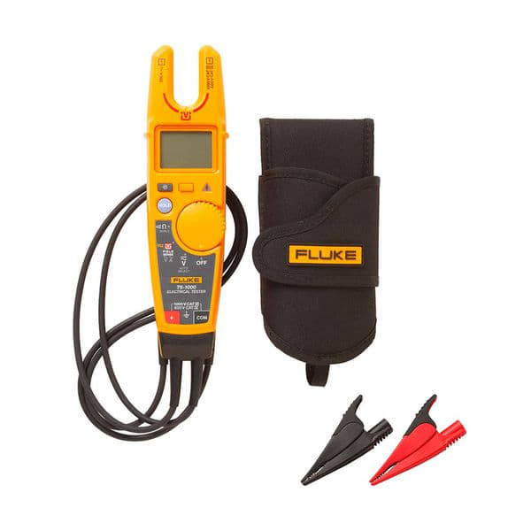 Комплект Fluke T6-1000 KIT2 - детектор напряжения Fluke T6-1000/EU, зажимы типа крокодил AC285 с мягким футляром C150