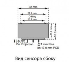 Сенсор электрохимический SO2/C-100 на диоксид серы (SO2, 0-100ppm)