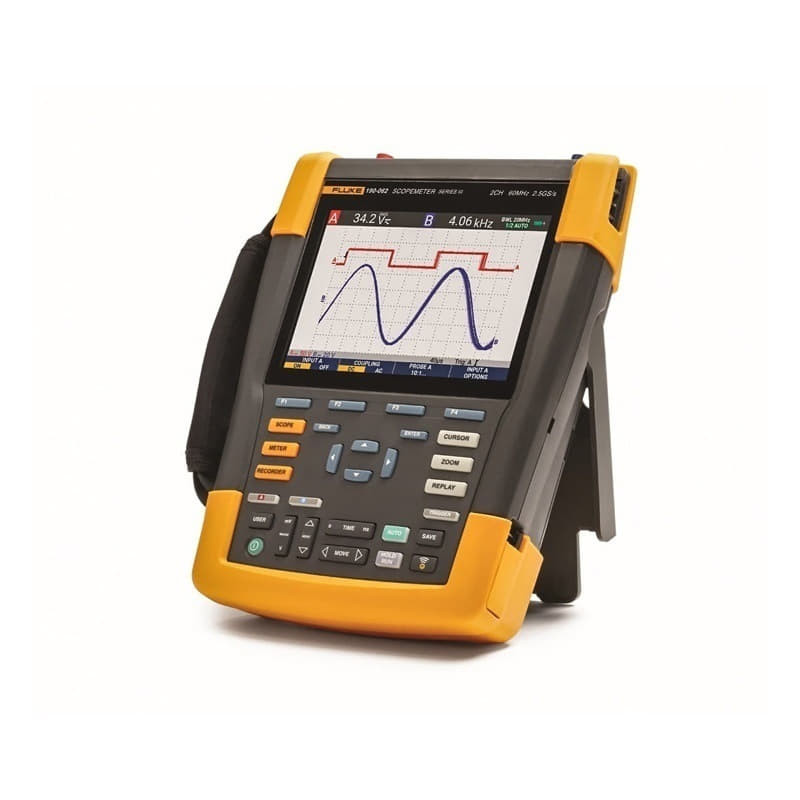 Fluke 190-504-III четырехканальный цветной портативный осциллограф-мультиметр