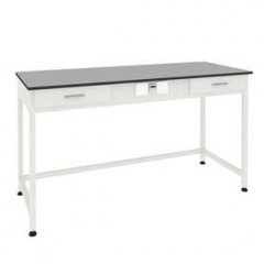 Стол лабораторный с 2-мя ящиками и электрикой 1213х613x850 ДБ