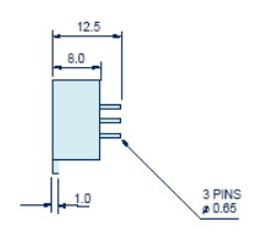 Сенсор электрохимический компактный MICRO H2S на сероводород (H2S, 0-500ppm)
