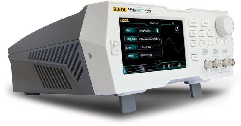 Генератор сигналов RIGOL DG821 с полосой пропускания 25 МГц