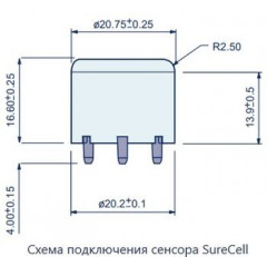 Сенсор электрохимический SureCell CO (M) на монооксид углерода (CO, 0-1000ppm)