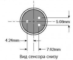 Сенсор термокаталитический Zellpell Midi Type 1 (3AC) на горючие газы (0-100% НПВ)