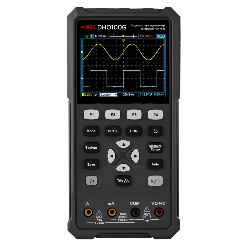 Осциллограф-мультиметр RGK DHO100G