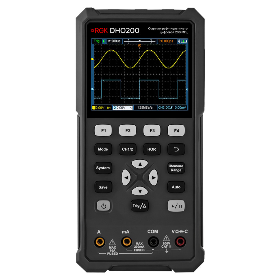 Осциллограф-мультиметр RGK DHO200
