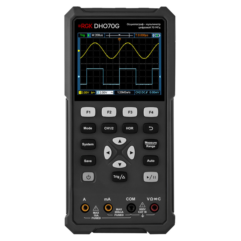 Осциллограф-мультиметр RGK DHO70G