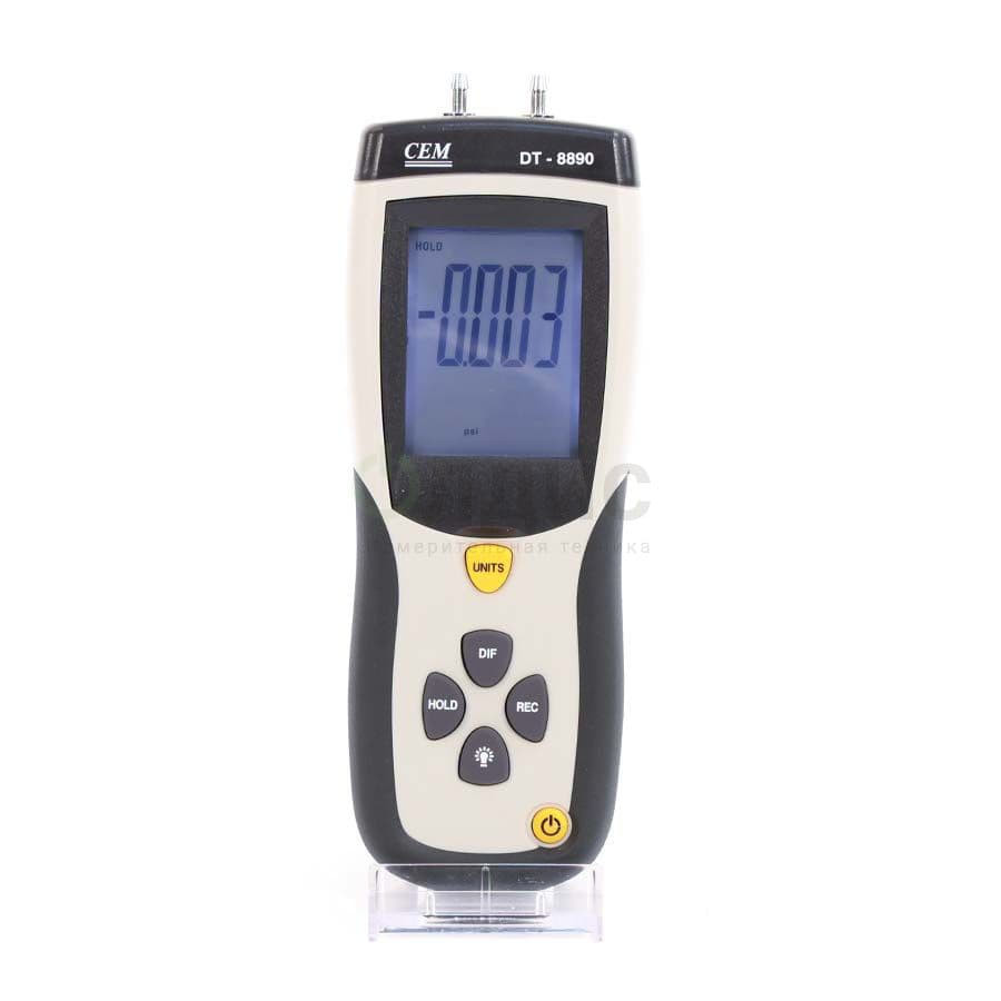 Дифференциальный цифровой манометр CEM DT-8890