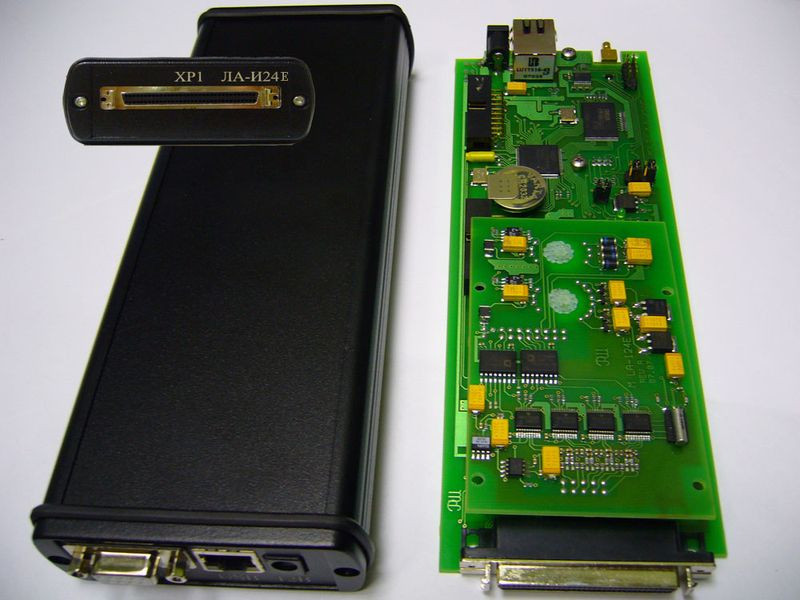 Плата сбора данных с интерфейсом Ethernet ЛА-И24Е(К)