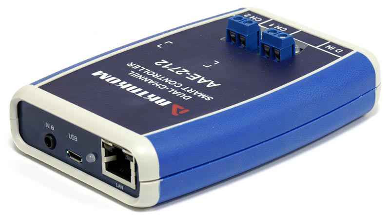 ААЕ-2712 Универсальный контроллер LAN/USB с двумя исполнительными каналами (реле)
